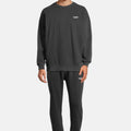 Oversized Kledingstuk Geverfd Sweatshirt Tracksuit Black