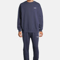 Oversized kledingstuk geverfd sweatshirt trainingspakBlue