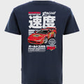 Flashback Racer T-shirt met achteropdruk